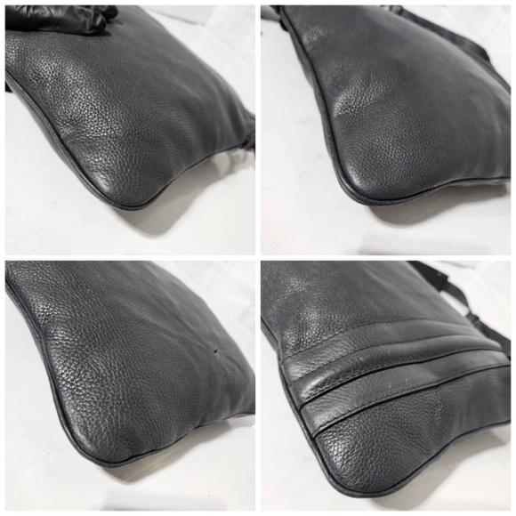 Authentic Gucci Leather Messenger/Crossbody Bag Grey - Picture 10 of 16